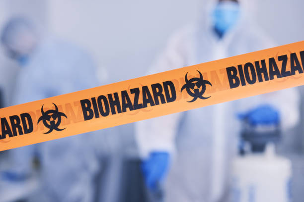 Professional Blood Cleanup technician working in Albany, KY
